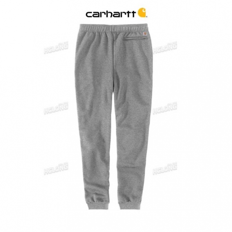 Heather Gray Carhartt Relaxed Fit Midweight Tapered Sweatpant Heather - Danmark FQP-8134225