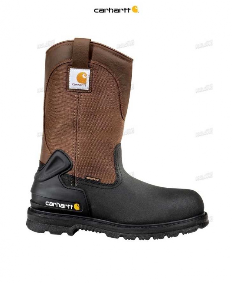 Marron Carhartt 11-Inch Insulated Steel Embout Wellington Boot - Danmark NAS-4480771