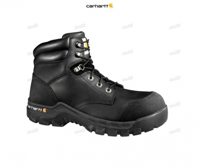 Noir Carhartt Rugged Flex 6-Inch Composite Embout Csa Travail Boot - Danmark JSL-8694586