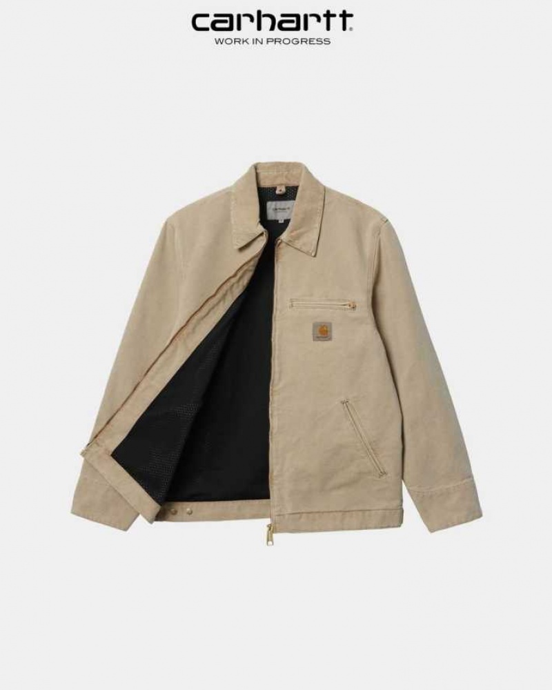 Marron Carhartt Wip Detroit Jacket (Spring) - Danmark FDT-1319211