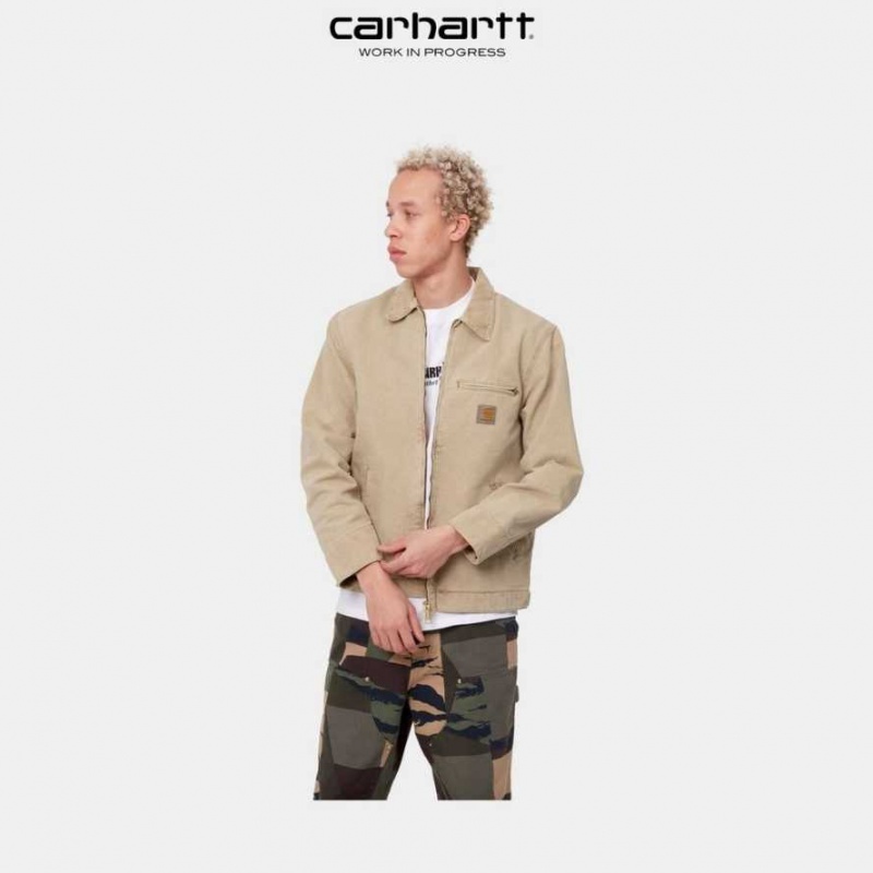 Marron Carhartt Wip Detroit Jacket (Spring) - Danmark FDT-1319211