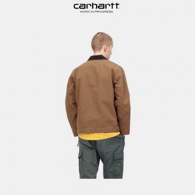 Marron Carhartt Wip Detroit Jacket (Spring) - Danmark VVL-3110666