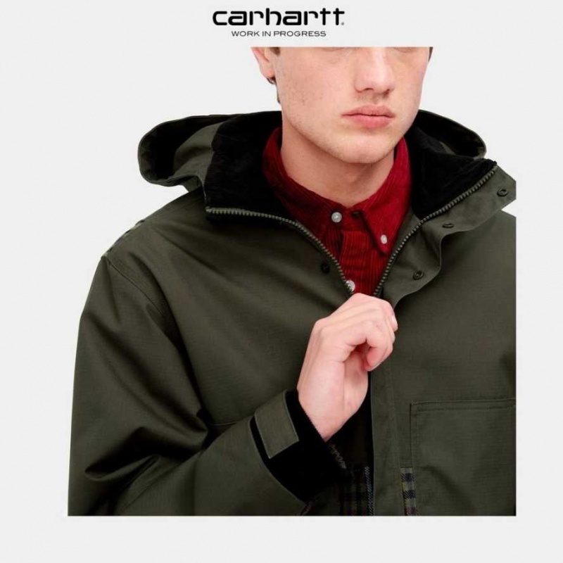 Cypress Carhartt Wip Highbury Check Jacket - Danmark IUH-2112136