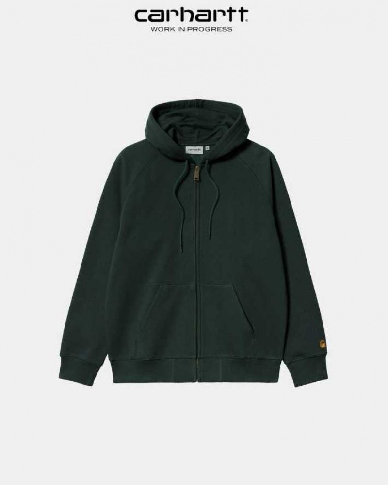 Juniper Carhartt Wip Encapuchonné Chase Jacket - Danmark YAA-6259014