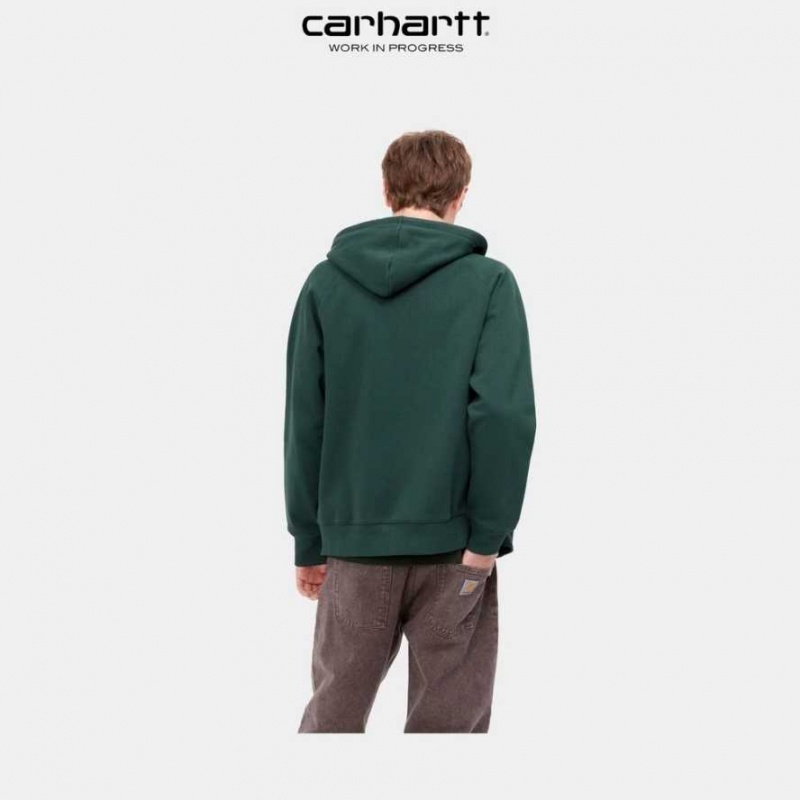 Juniper Carhartt Wip Encapuchonné Chase Jacket - Danmark YAA-6259014