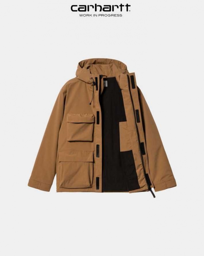 Marron Carhartt Wip Kilda Jacket - Danmark ETB-4670971