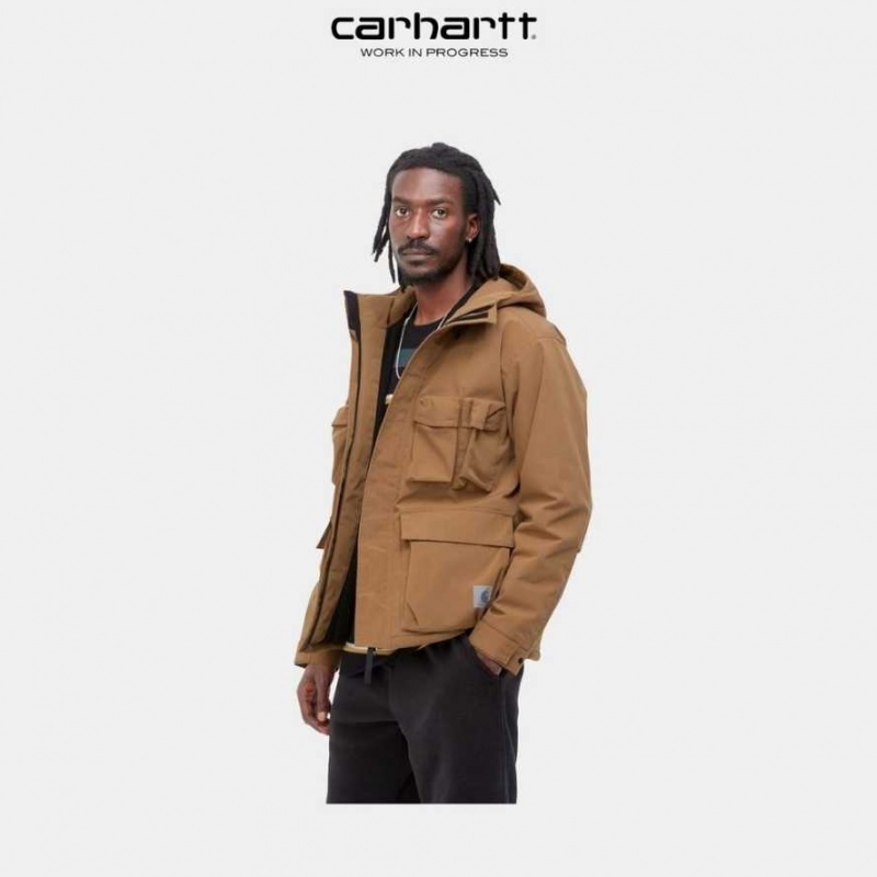 Marron Carhartt Wip Kilda Jacket - Danmark ETB-4670971