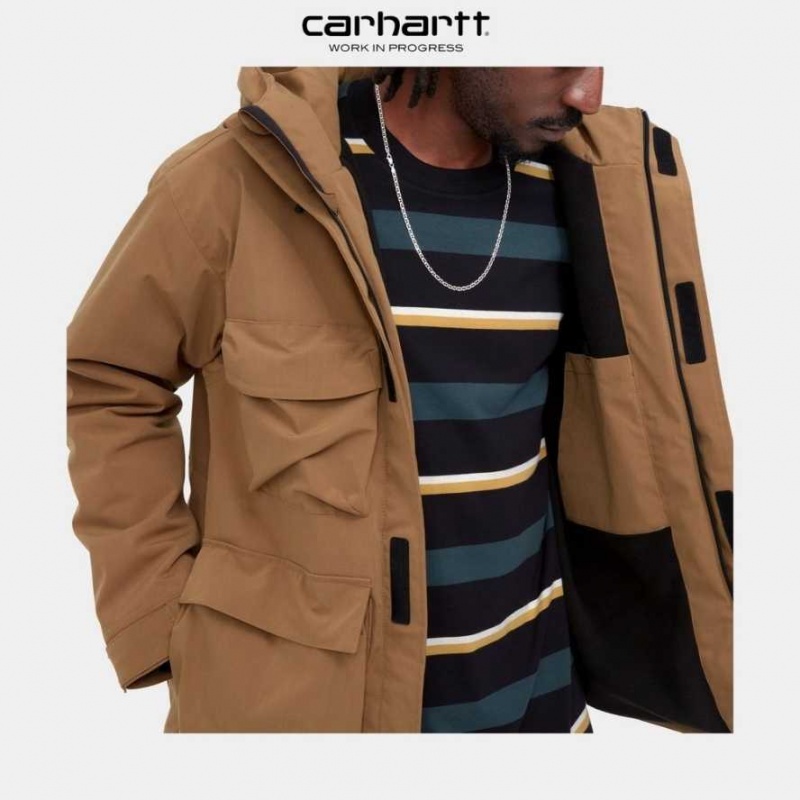 Marron Carhartt Wip Kilda Jacket - Danmark ETB-4670971