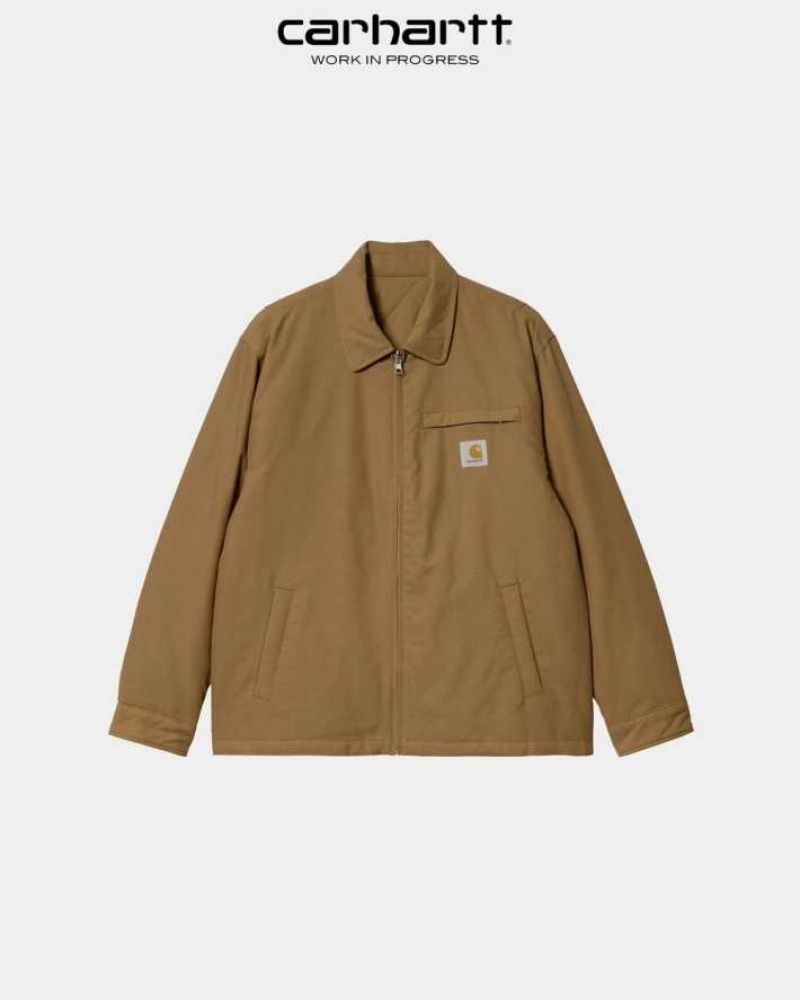 Jasper Carhartt Wip Madera Reversible Jacket - Danmark YUT-2847381