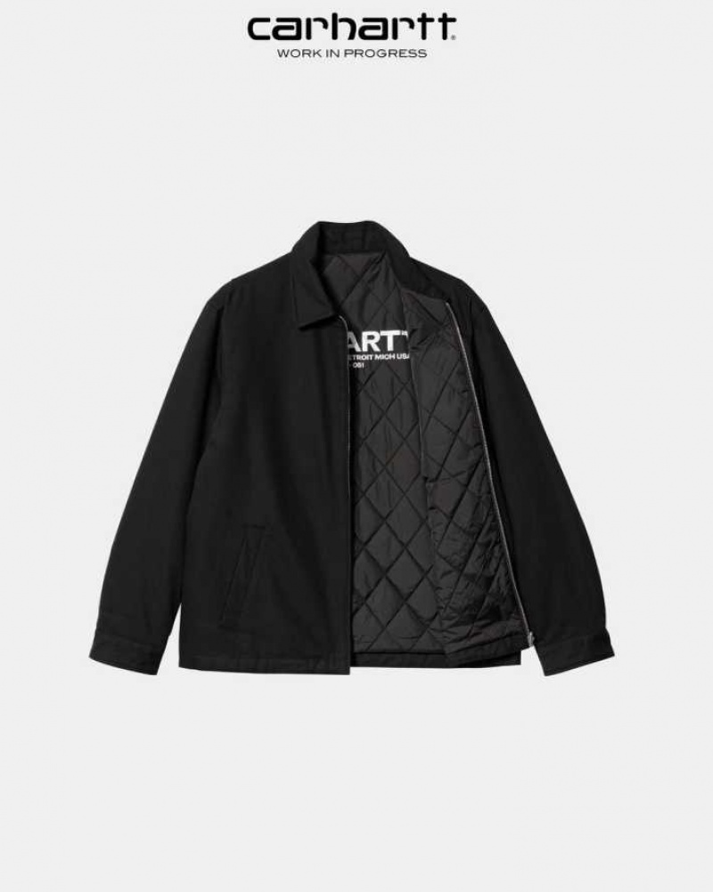 Noir Carhartt Wip Madera Reversible Jacket - Danmark BPG-0939511