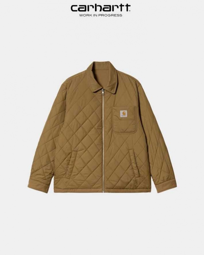 Jasper Carhartt Wip Madera Reversible Jacket - Danmark YUT-2847381