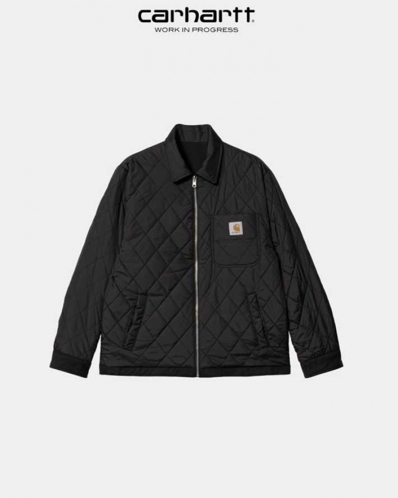 Noir Carhartt Wip Madera Reversible Jacket - Danmark BPG-0939511