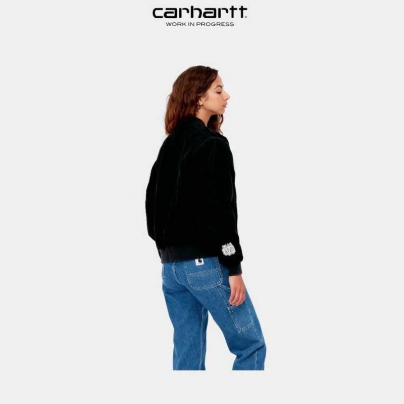 Noir Carhartt Wip Letterman Jacket - Danmark BCN-7673023