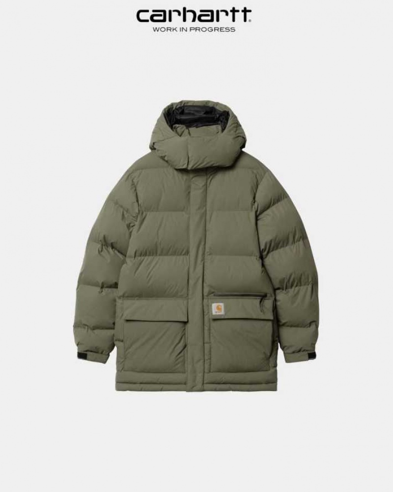 Seaweed Carhartt Wip Milton Jacket - Danmark BAH-4717781