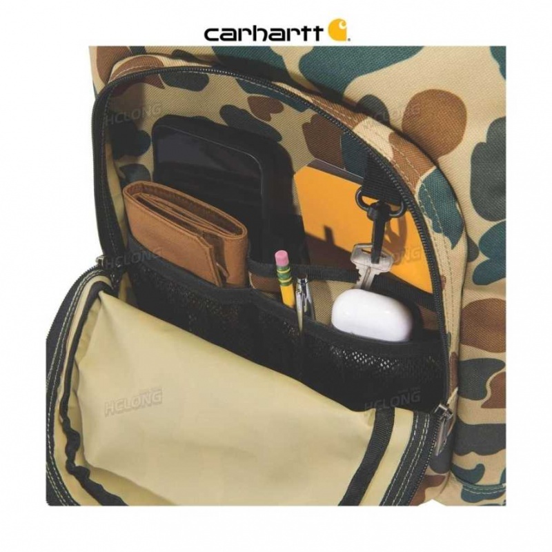 Camouflage Carhartt 25L Classiche Laptop Backpack - Danmark ECM-8347019