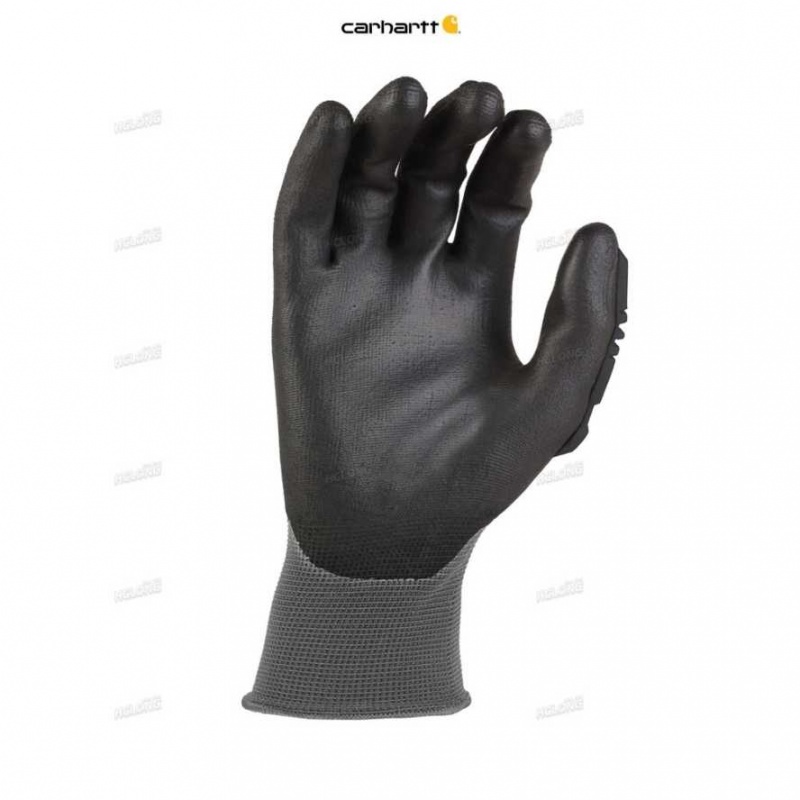 SHADOW HEATHER Carhartt Impact Hybride C-Grip Glove SHADOW - Danmark VFH-9142572