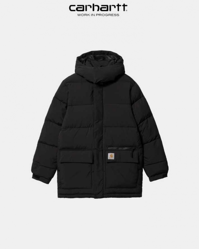 Noir Carhartt Wip Milton Jacket - Danmark JYJ-8553923