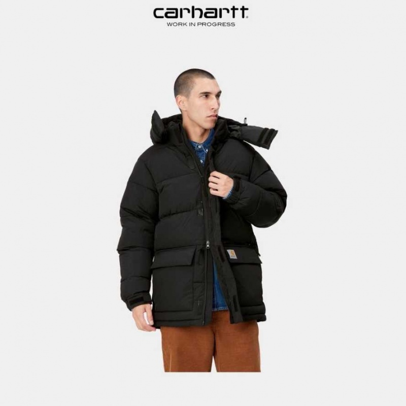 Noir Carhartt Wip Milton Jacket - Danmark JYJ-8553923