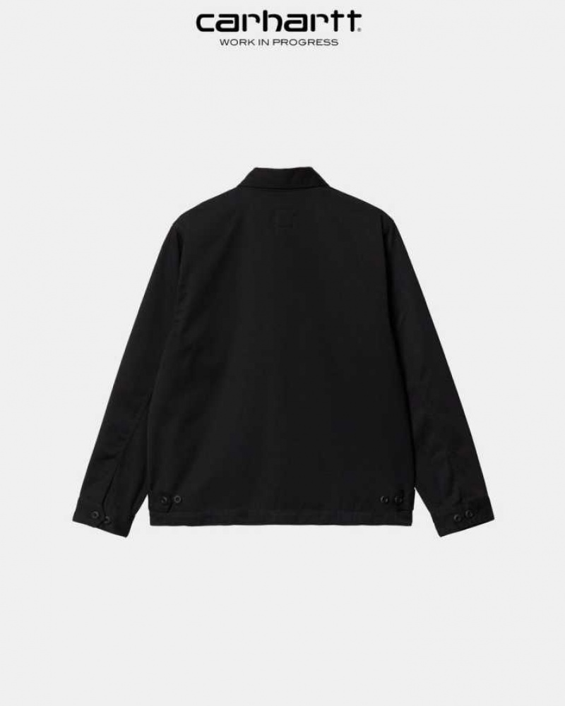 Noir Carhartt Wip Modular Jacket (Spring) - Danmark XHV-6389907