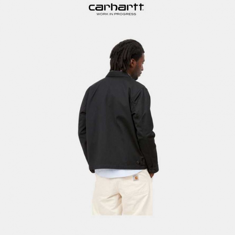 Noir Carhartt Wip Modular Jacket (Spring) - Danmark XHV-6389907