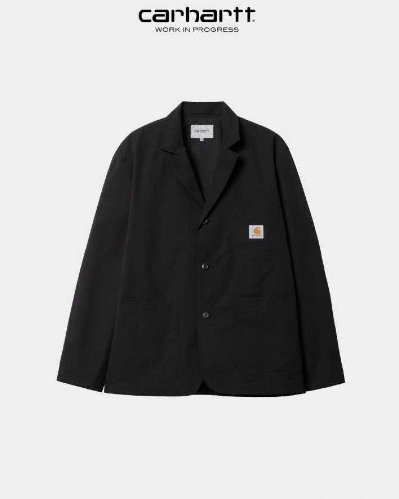 Noir Carhartt Wip Montana Blazer - Danmark ECQ-4905620