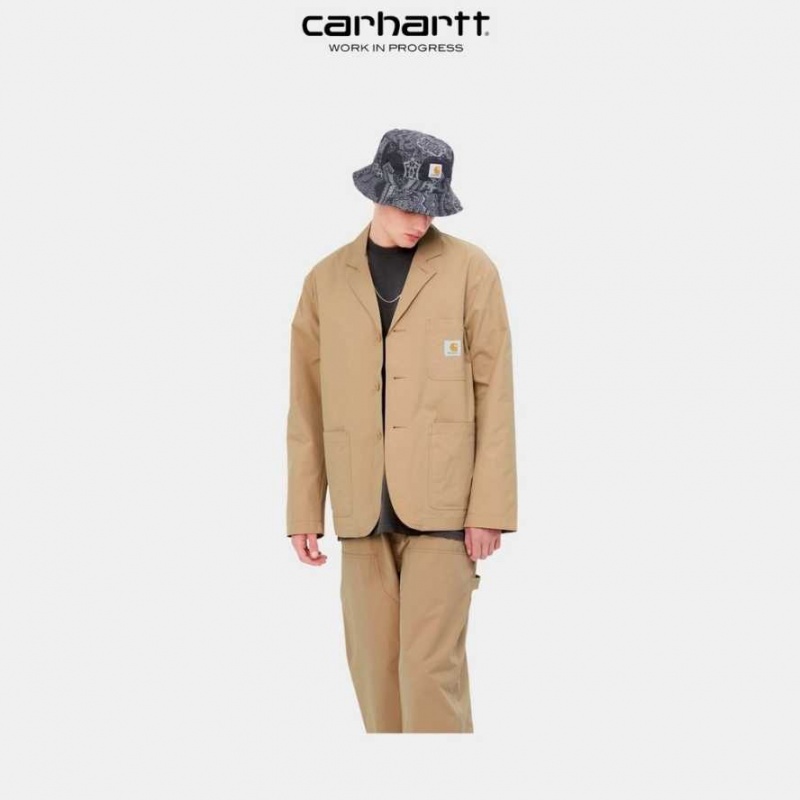 Marron Carhartt Wip Montana Blazer - Danmark JBL-9888425