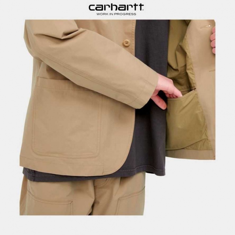 Marron Carhartt Wip Montana Blazer - Danmark JBL-9888425