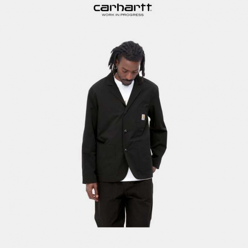 Noir Carhartt Wip Montana Blazer - Danmark ECQ-4905620