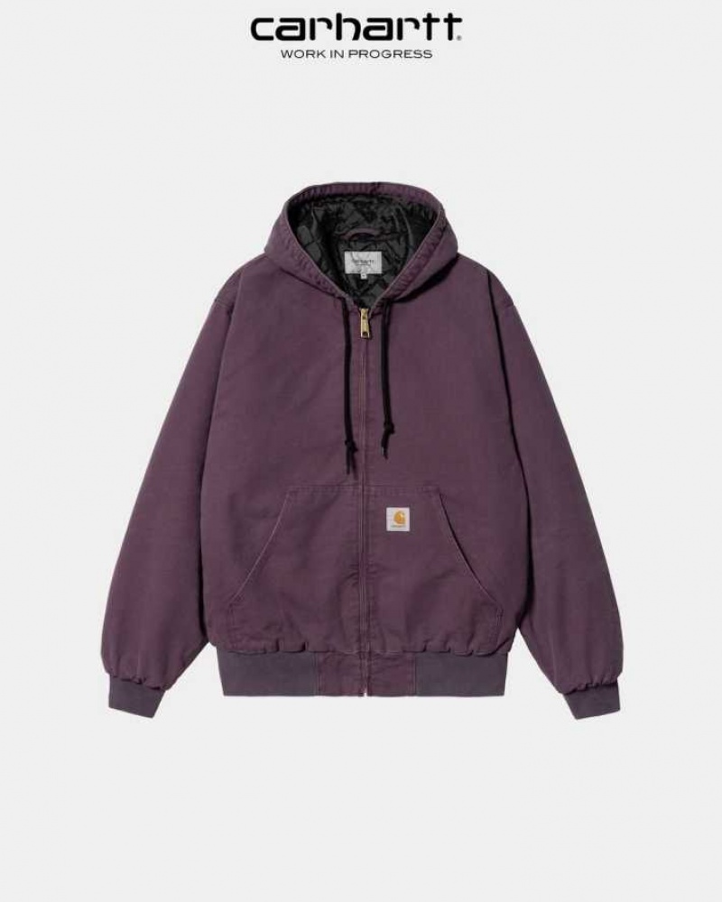 Noir Carhartt Wip OG Active Jacket (D'hiver) - Danmark WPK-9955577