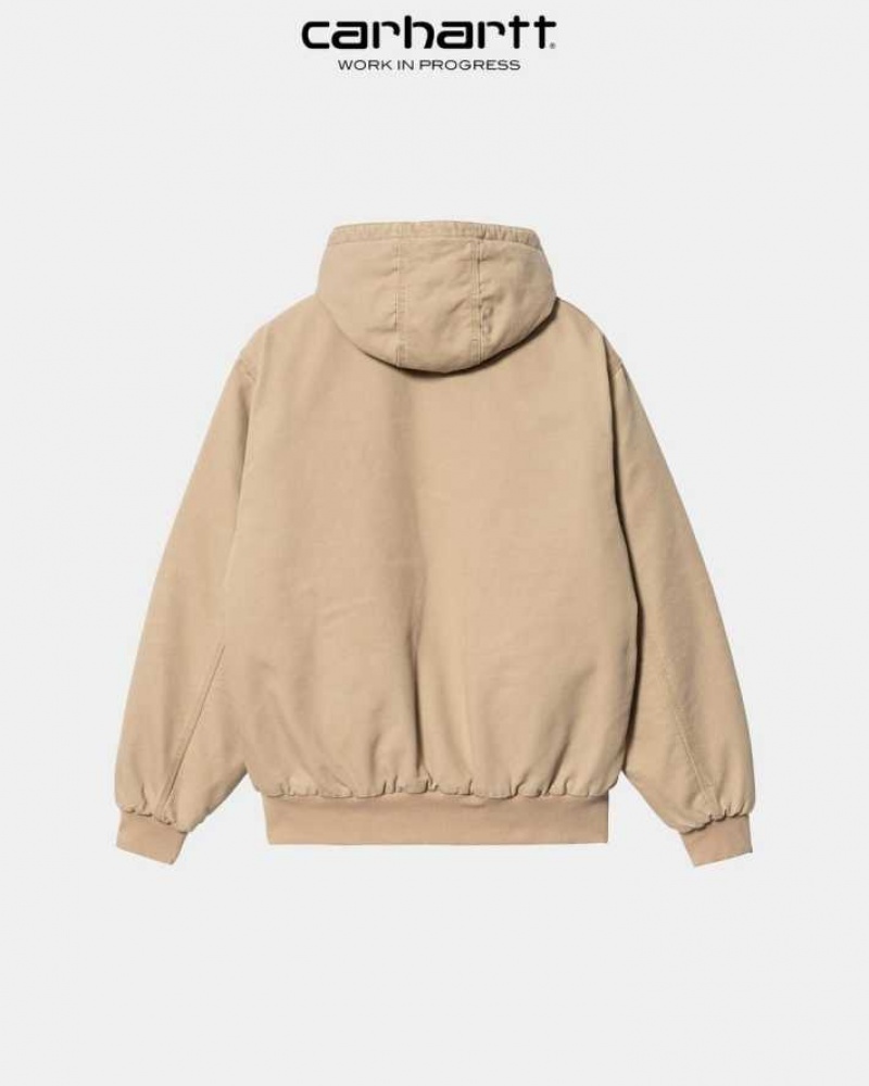 Marron Carhartt Wip OG Active Jacket (D'hiver) - Danmark NTU-2880029