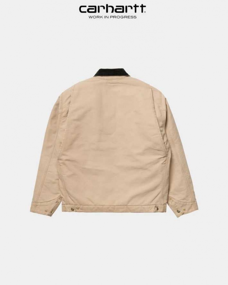 Marron Carhartt Wip OG Detroit Jacket (D'hiver) - Danmark TPL-5742920