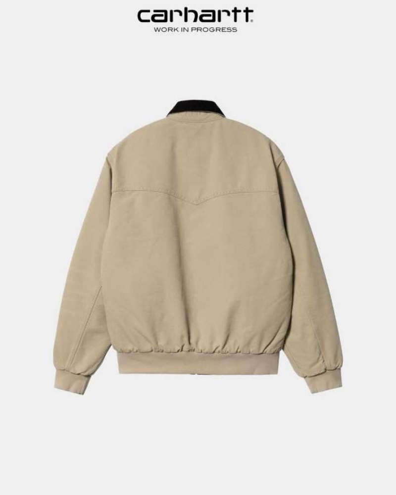 Ammonite Carhartt Wip OG Santa Fe Jacket (D'hiver) - Danmark FNG-3876421