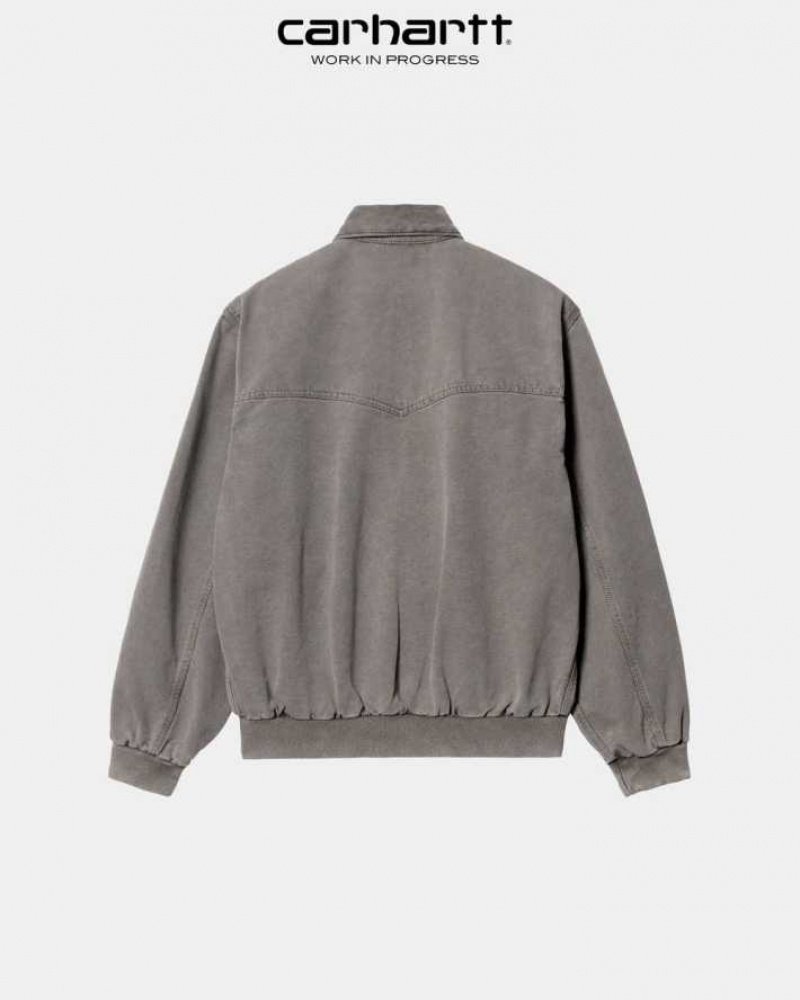 Noir Carhartt Wip OG Santa Fe Jacket - Danmark FRT-7999261