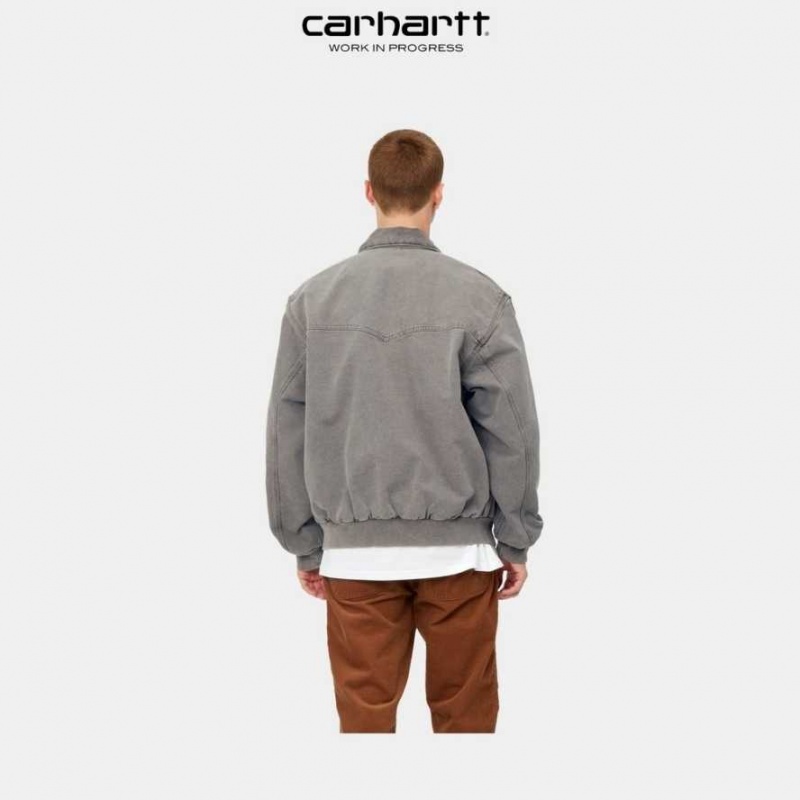 Noir Carhartt Wip OG Santa Fe Jacket - Danmark FRT-7999261