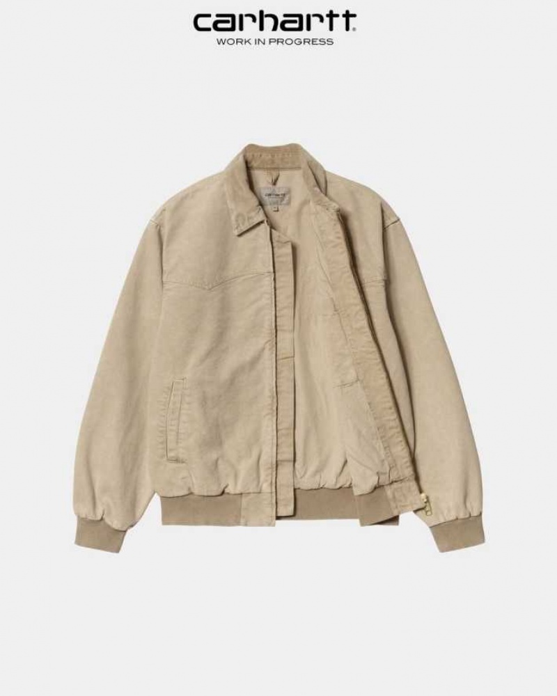 Marron Carhartt Wip OG Santa Fe Jacket - Danmark QQL-0503813