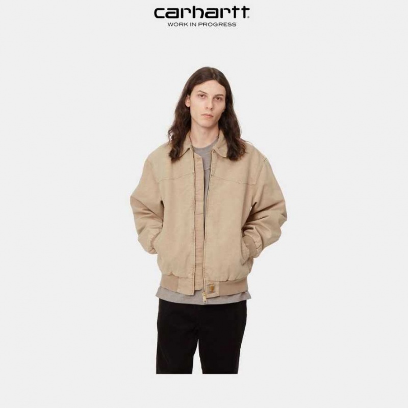 Marron Carhartt Wip OG Santa Fe Jacket - Danmark QQL-0503813