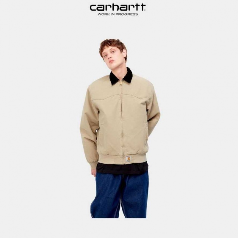 Ammonite Carhartt Wip OG Santa Fe Jacket (D'hiver) - Danmark FNG-3876421