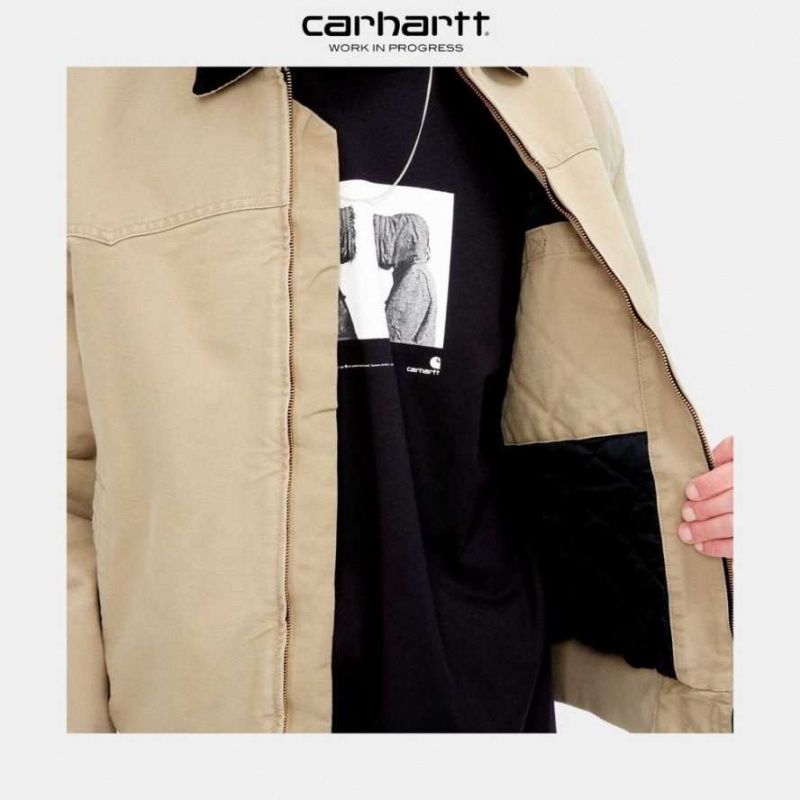 Ammonite Carhartt Wip OG Santa Fe Jacket (D'hiver) - Danmark FNG-3876421