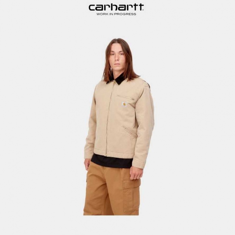 Marron Carhartt Wip OG Detroit Jacket (D'hiver) - Danmark TPL-5742920