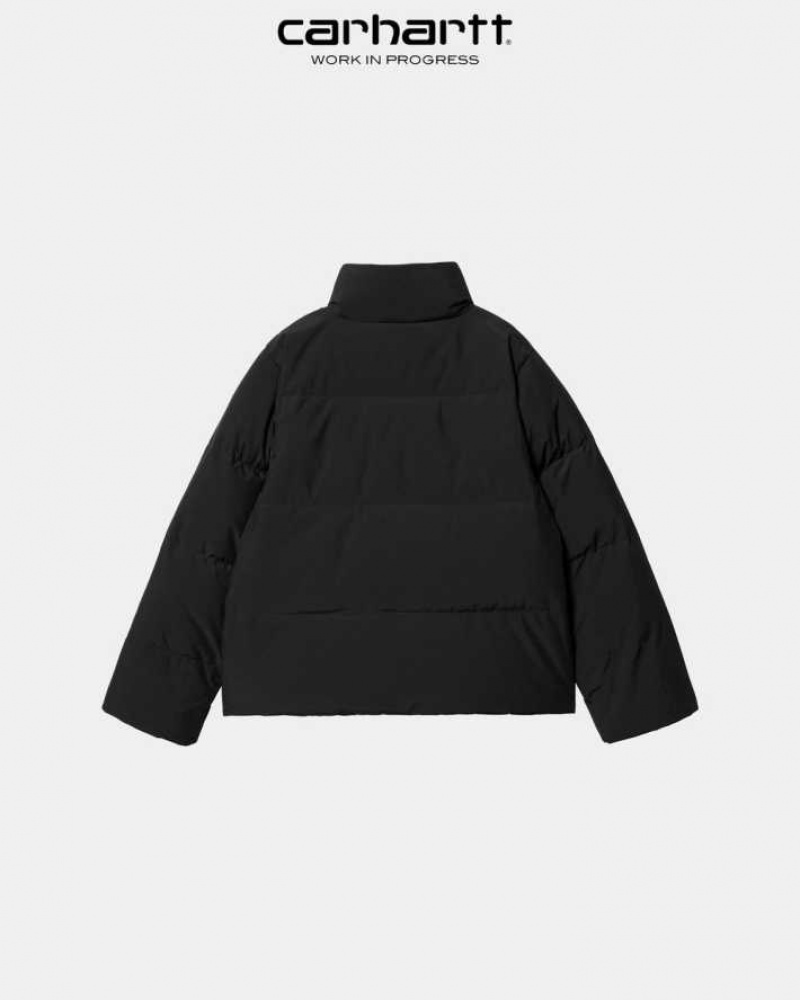 Noir Carhartt Wip Yanie Jacket - Danmark ZKQ-4545287