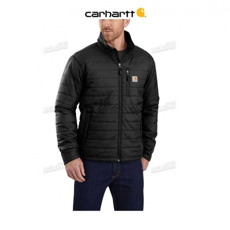 Noir Carhartt Rain Defender Relaxed Fit Legere Insulated Jacket - Danmark EWX-7218204