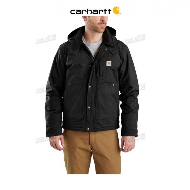 Noir Carhartt Full Swing Relaxed Fit Ripstop Insulated Jacket - Danmark TSC-1043943