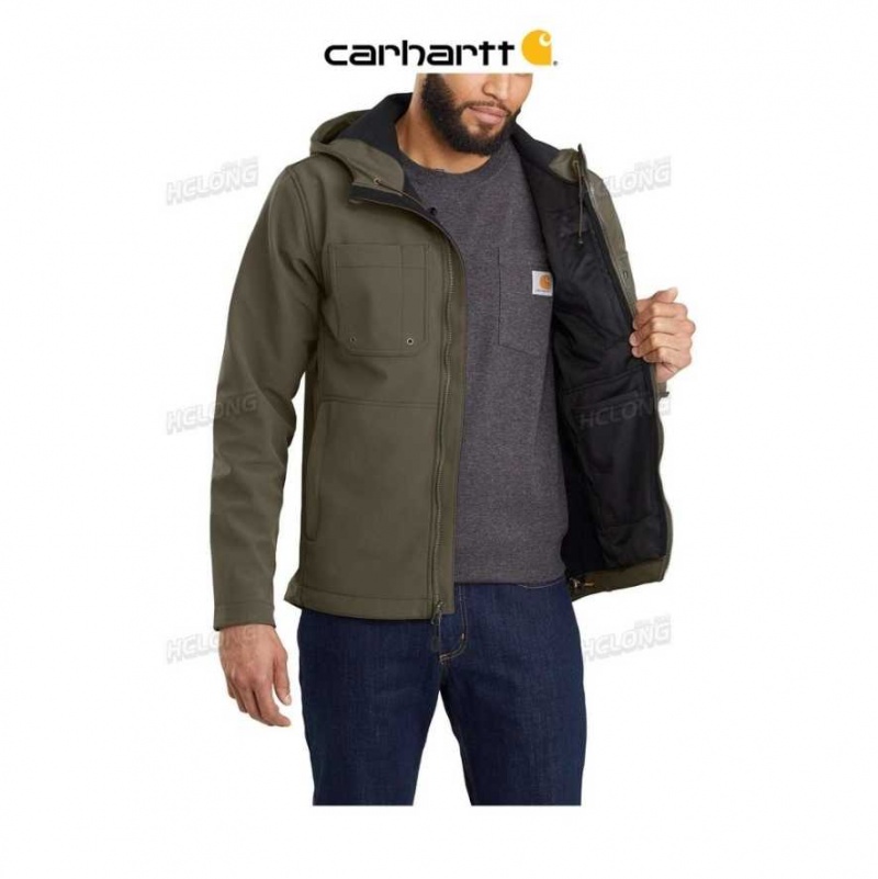 Tarmac Carhartt Rain Defender Relaxed Fit Midweight Softshell Encapuchonné Jacket - Danmark QEB-1885515