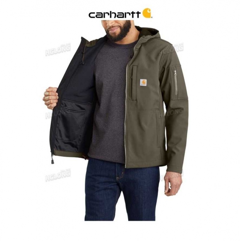 Tarmac Carhartt Rain Defender Relaxed Fit Midweight Softshell Encapuchonné Jacket - Danmark QEB-1885515