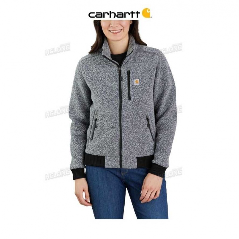 Granite Heather Carhartt Sherpa Jacket - 1 Warm Rating Granite - Danmark ZQY-4660445