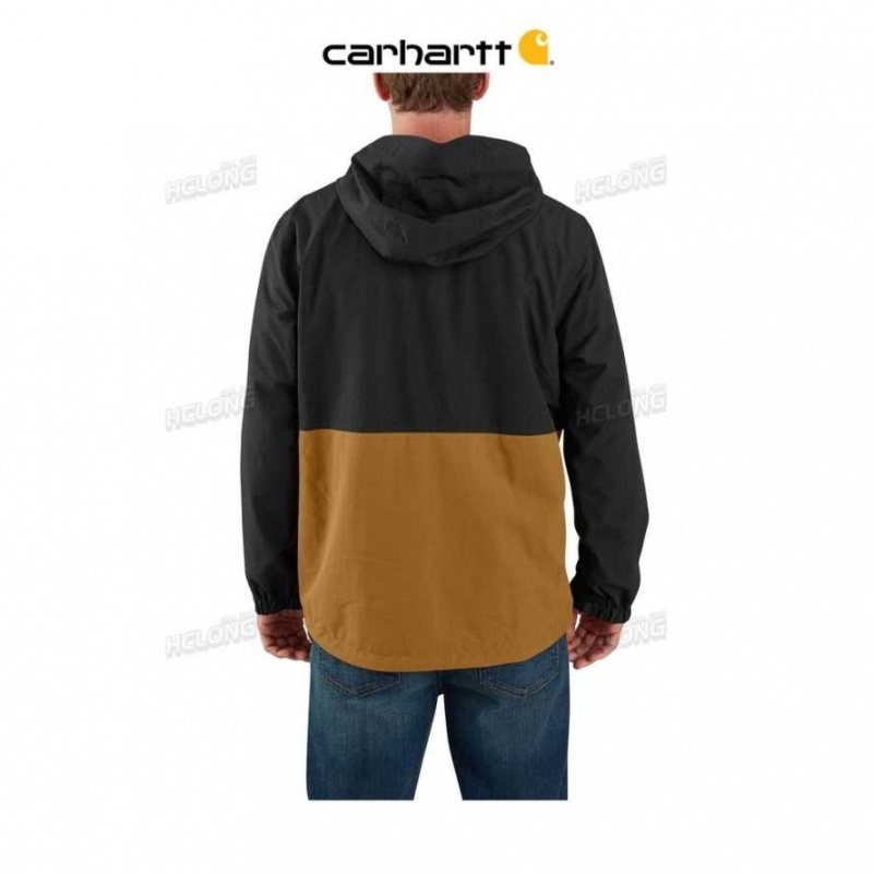 Noir Marron Carhartt Storm Defender Loose Fit Midweight Utility Jacket Noir - Danmark VLO-2471994