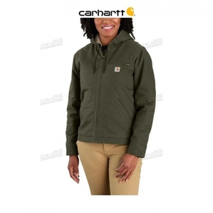 Basil Carhartt Loose Fit Washed Duck Sherpa Doublée Jacket - 3 Warmest Rating - Danmark IND-5680652