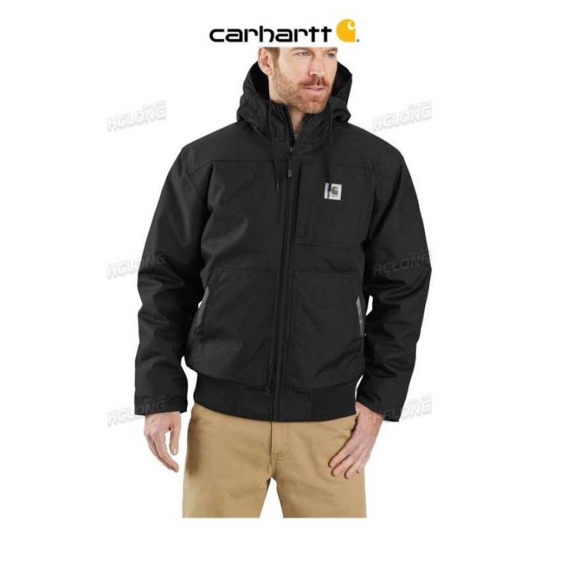 Noir Carhartt Yukon Extremes Loose Fit Insulated Active Jac - Danmark HEE-8275732