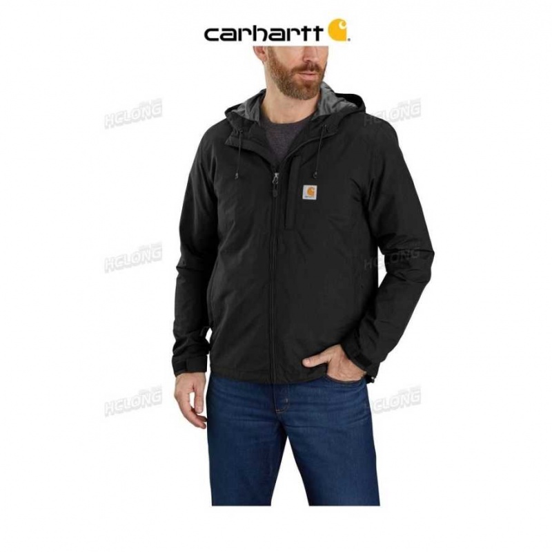 Noir Carhartt Rain Defender Relaxed Fit Legere Jacket - Danmark PWJ-9199836