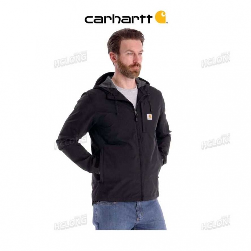 Noir Carhartt Rain Defender Relaxed Fit Legere Jacket - Danmark PWJ-9199836